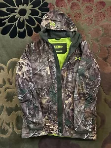 Under Armour Realtree Xtra Scent Control Gunpowder Camo Hunting Jacket-M - Picture 1 of 5