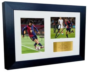 Signed Pedri Barcelona Autographed Photo Photograph Picture Frame Signature G - Picture 1 of 2
