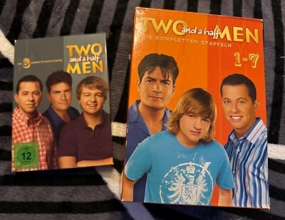 Two And A Half Men Die Kompletten Staffeln 1-7 + Staffel 8 DVD  29 DVD‘s - Bild 1 von 4