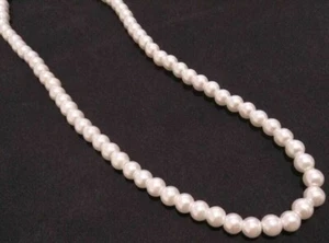 Fashion Imitation Pearl String Strand Moti Mala Women Girls Necklace - Picture 1 of 6