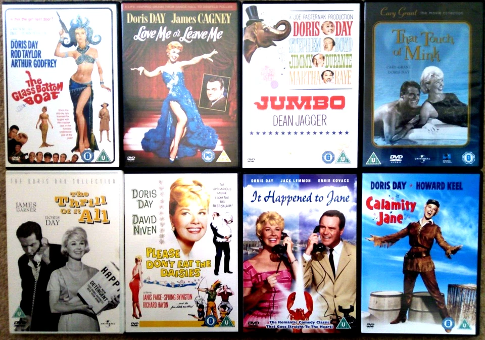 Doris Day Classics - DVD Bundle Joblot - 8 movies - Cary Grant, James Cagney - Image 1 of 1