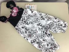 Sweet Heart Rose Infant Girls Baby Pink Black One Piece Party 6 mo / 9 mo MACYS