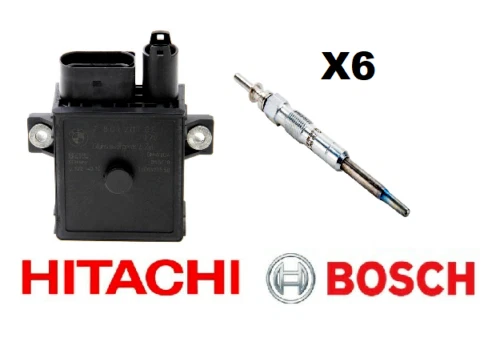 BMW X3 E83 X5 E53 E70 X6 E71 DIESEL GLOW PLUG CONTROL RELAY HITACHI BOSCH PLUGS - Image 1 of 1