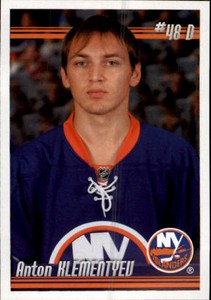 2010-11 Panini Stickers Islanders Hockey Card #364 Anton Klementyev