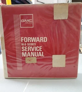 1987 GMC W-6 CHEVY W6 FORWARD TILT CAB HEAVY TRUCK SERVICE Repair MANUAL - Bild 1 von 4