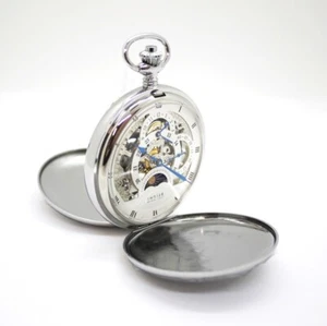 Orologio da Tasca Cipolla Infije con Movimento a Vista - Full Hunter - Foto 1 di 3