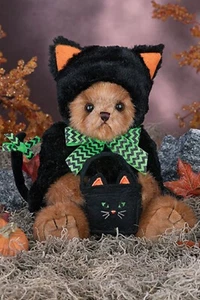 13" MIDNIGHT MAGIC*Bearington Stuff Teddy Bear*NEW*NWT*Halloween*CAT*181328 - Bild 1 von 1