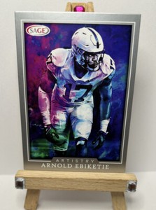 ARNOLD EBIKETIE 2022 Sage Artistry Football SILVER #3 Atlanta Falcons