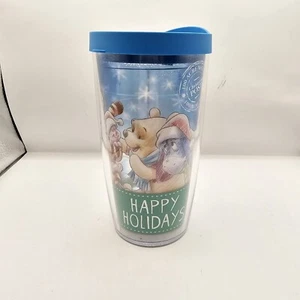 Tervis Tumbler cold/hot 16 oz. Disney Winnie the Pooh Happy Holidays Mug - Picture 1 of 4