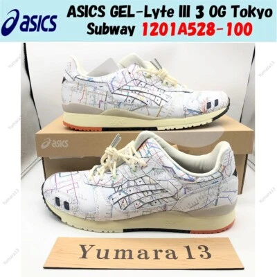 ASICS GEL-Lyte III 3 OG Tokyo Subway 1201A528-100 taglia uomo - Immagine 1 di 4