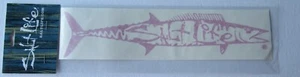 Calcomanía adhesiva Salt Life Signature Wahoo rosa medio 12" SAD903 - Imagen 1 de 4