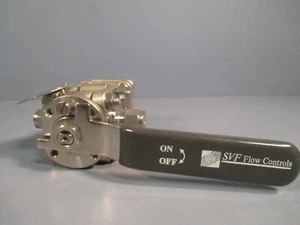 SVF FLOW CONTROLS BALL VALVE 1500PSI CF3M 1/4" D86666ATBLS1 - Picture 1 of 3