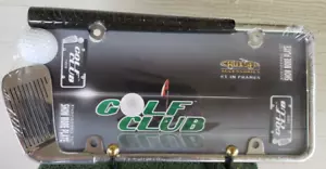 NEW GOLF CLUB/BALL LICENSE PLATE FRAME CAR TAG HOLDER - Picture 1 of 11