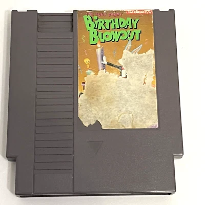 The Bugs Bunny Birthday Blowout Nintendo Video Game NES 1990 - TESTED & WORKS - Image 1 of 4