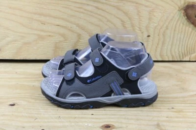 Columbia Sandalias Niños 5 Gris Azul Senderismo Agua Zapatos Nuevos Foto 1 de 4
