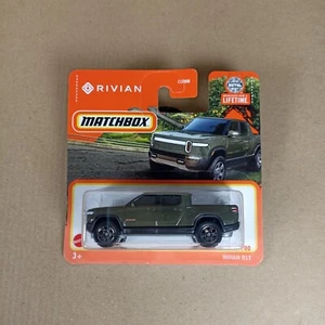 Matchbox Rivian R1T MBX Green 17/100 2024 Short Card RIT  - Picture 1 of 2