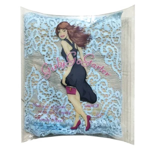 Organizador de bolsillo de liga de encaje Girly Go para mujer talla 8-12 nupcial algo azul - Imagen 1 de 12