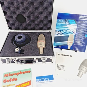 AKG Acoustics C 3000 B Micrófono Condensador Cardioide con Estuche XLR 3 Envío GRATIS - Imagen 1 de 10