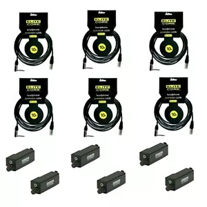 6 Wired Bodypack w/Volume Knob & 10 ft Headphone Extension Cable For Aviom Mixer - Picture 1 of 10