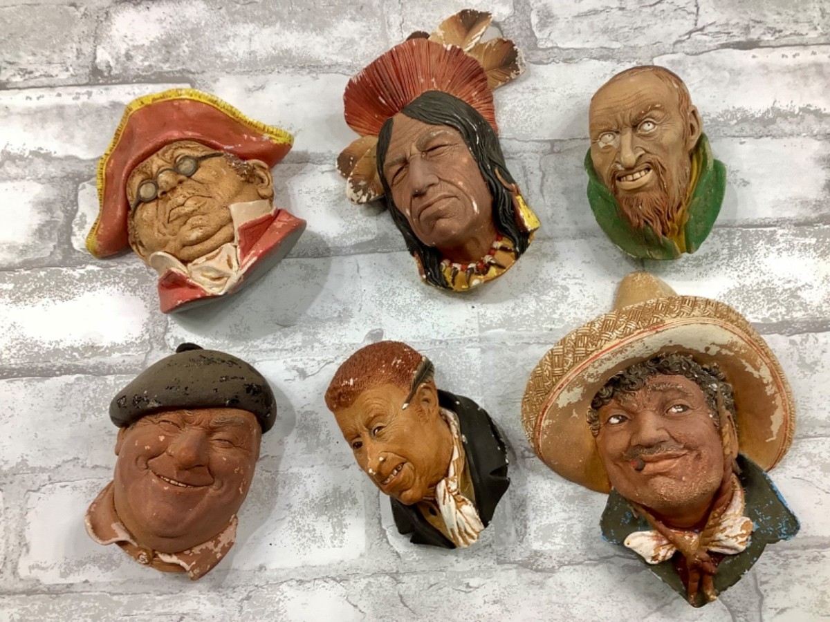 イギリス製ビンテージbosson heads イギリス製ビンテージbosson heads Vintage Bossons Congleton