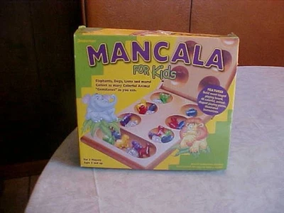 MANCALA GAME FOR KIDS,NEVER REMOVED FROM BOX,MINT UNUSED,DATED 2002 - Image 1 of 3
