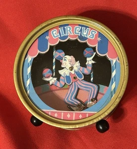Vintage Circus Dancing Clown Music Box - Otagiri - Send In The Clowns - Working - Picture 1 of 2