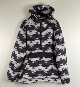 The North Face Men’s Campshire Hoodie Size XL Grey California Basket Aztec - Picture 1 of 10