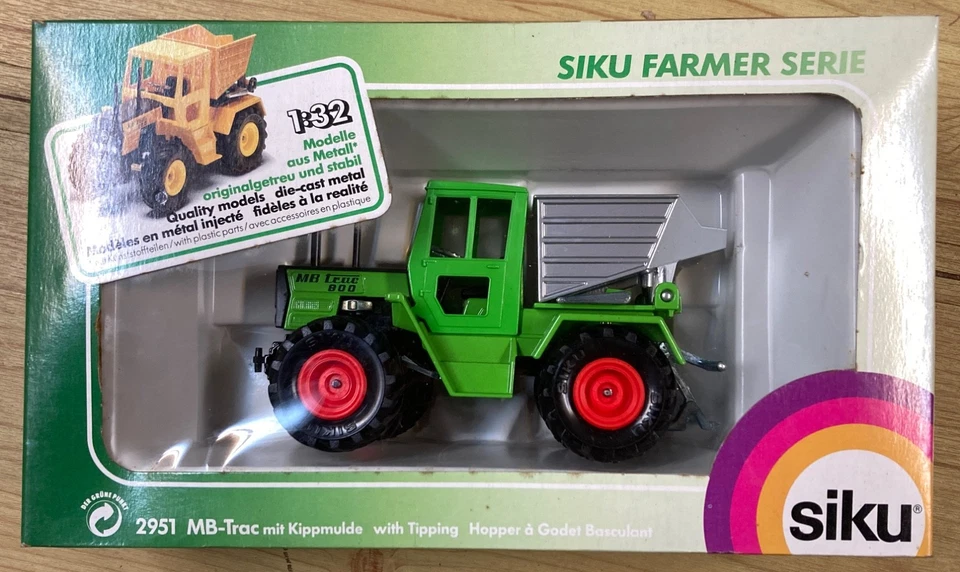 Siku 2951 Trattore Mercedes Benz MB-Trac con ribaltabile 1:32 - Immagine 1 di 4