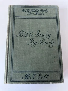 Sell's Bible Study Text Books Rev Henry Sell 1896 Hardcover - Picture 1 of 7