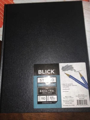 Blick Hardcover Sketchbooks, 8.5" x 11" New Out Of Package - Image 1 of 4