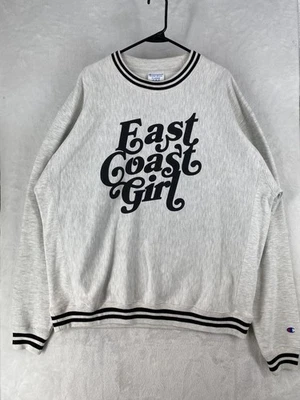 RARE Barstool Sports East Coast Girl Champion Reverse Weave Sweatshirt Womens XL - Image 1 of 4