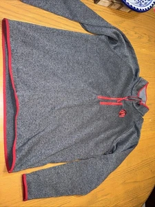 Columbia Oklahoma Sooners 1/4 Zip Herren XL grau - Bild 1 von 3