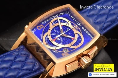 Invicta S1 Rally男士腕表48毫米计时腕表瑞士蓝色牛皮腕表5661 — 第 1/4 张图片