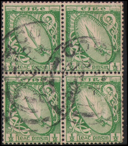 Ирландия #65 б/у блок из 4 - Изображение 1 из 1