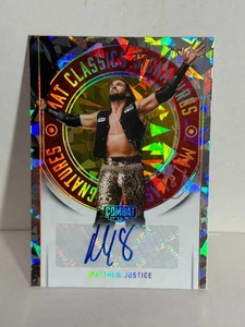2025 Combat Anthology Matthew Justice Cracked Ice Auto /25 - Bild 1 von 1