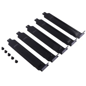 5pcs/lot Black metal slot covers dust filter blanking plate for PCI JwTSA Hc _cn - Photo 1/8