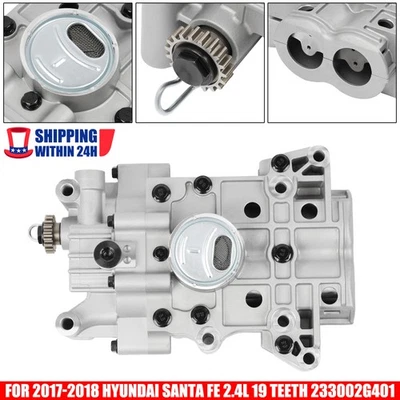 Genuine Engine Oil Pump Fit 2017-2020 Hyundai Santa Fe Tucson Kia Sportage 2.4L* - Image 1 of 4