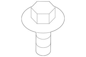 NEW 100% Genuine Honda 1997-2024 Honda - Bolt-Washer (6X16) 93405-06016-08 - Picture 1 of 3