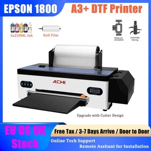 ACHI A3 DTF L1800 Printer T-Shirt Transfer Printer For Clothing DIY EU Stock - Picture 1 of 16