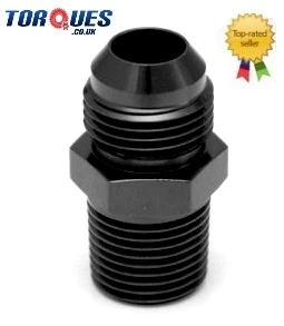 TORQUES Adattatore dritto AN -16 (AN16 JIC-16 AN 16) a 1" NPT nero