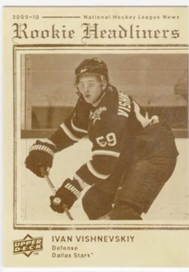 09/10 UD..IVAN VISHNEVSKIY..ROOKIE HEADLINERS..# RH-7..STARS..COMBINED SHIP - Picture 1 of 1