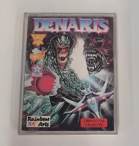 DENARIS Commodore 64/128 gioco a cassette di Rainbow Arts - Foto 1 di 4