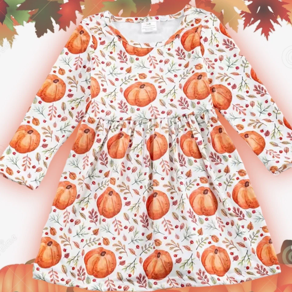 Vestido Niñas Otoño Otoño Acción de Gracias 4-5Y COLECCIÓN VIAJEROS Foto 1 de 4