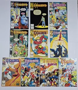 Vintage Marvel Comics X-men Excalibur Fallen Angles Lot of 10 Bronze Age Comics - Picture 1 of 11