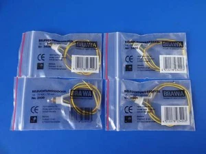 BRAWA H0 - 3400 - 4x Lighting Socket + Bulb 19 V / NEW - Picture 1 of 2