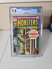 Monsters on the Prowl #29 * BRONZE AGE MARVEL COMICS HORROR 1974 KIRBY CGC 7.5