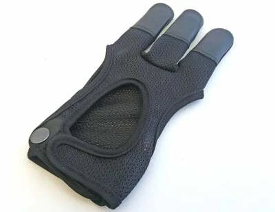  Archery Finger Gloves Leather ARCHERS Hand Shooting LEATHER gloves - Image 1 of 4