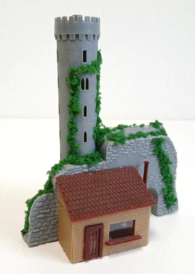 Faller Diorama Burg Stadtmauer Kiosk  - B-291  - Gebäude Häuser Haus ---- BK1481 - Bild 1 von 4