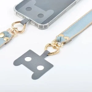Broadband Mobile Phone Lanyard Short Wrist Strap Pendant Hand-woven - Zdjęcie 1 z 10