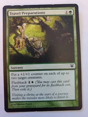MTG Magic The Gathering Card Travel Preparations Sorcery Green Innistrad 2011 - Image 1 of 2